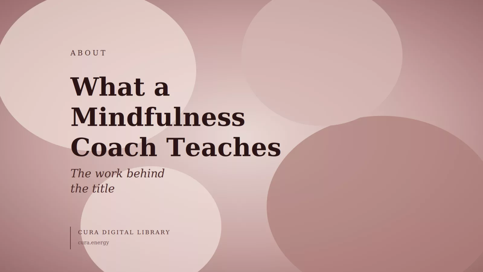 What Does a Mindfulness Coach or Teacher Teach?